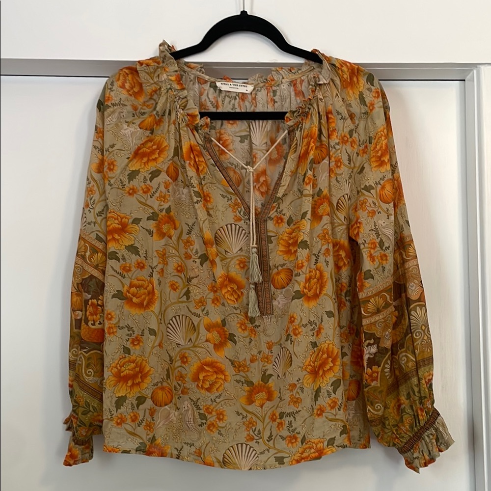 Floral Print Women's Top